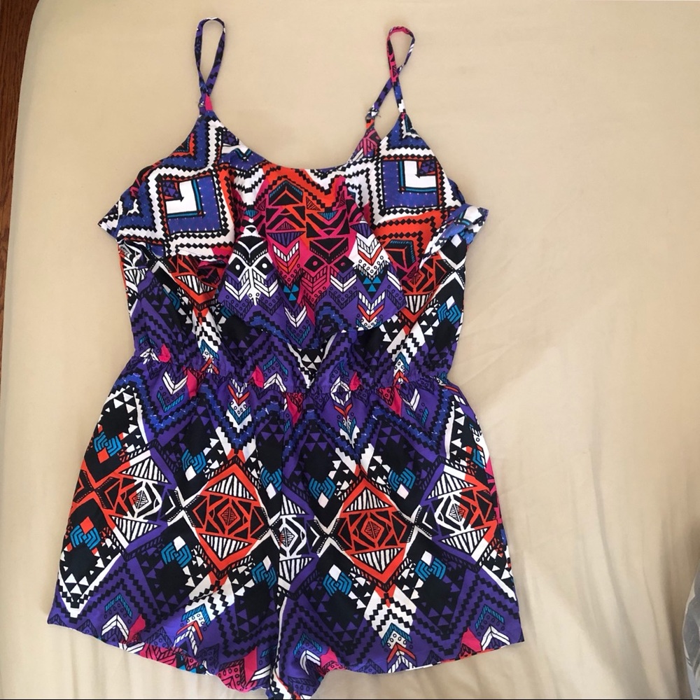 Fun multicolored romper - Picture 1 of 5